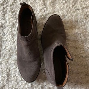 Suede booties
